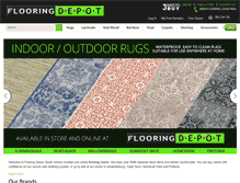 Tablet Screenshot of flooringdepot.co.za